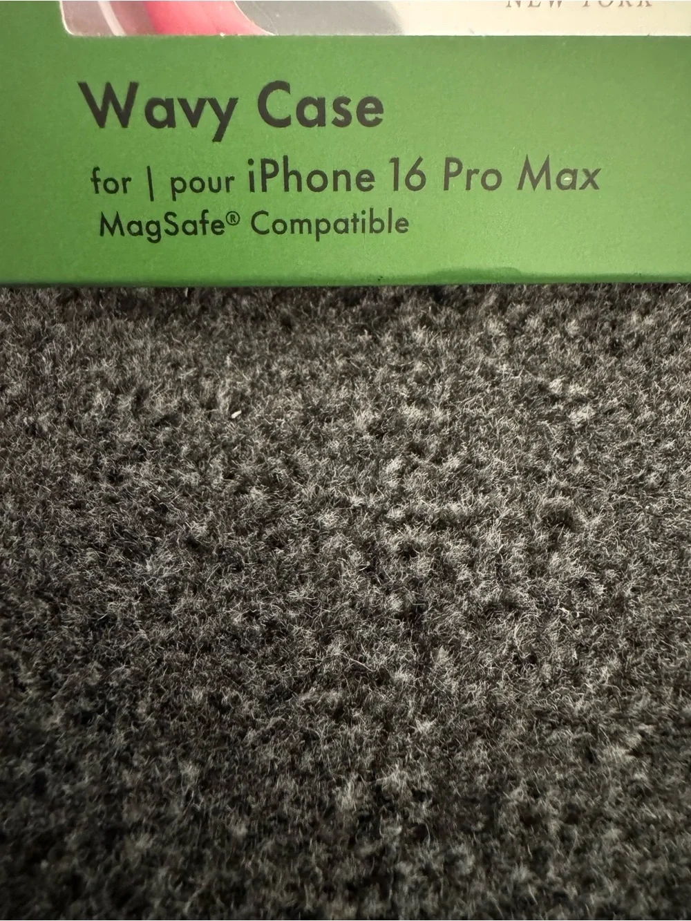 NEW - Kate Spade iPhone 16 Pro Max Wavy Case Pink Mirror MagSafe